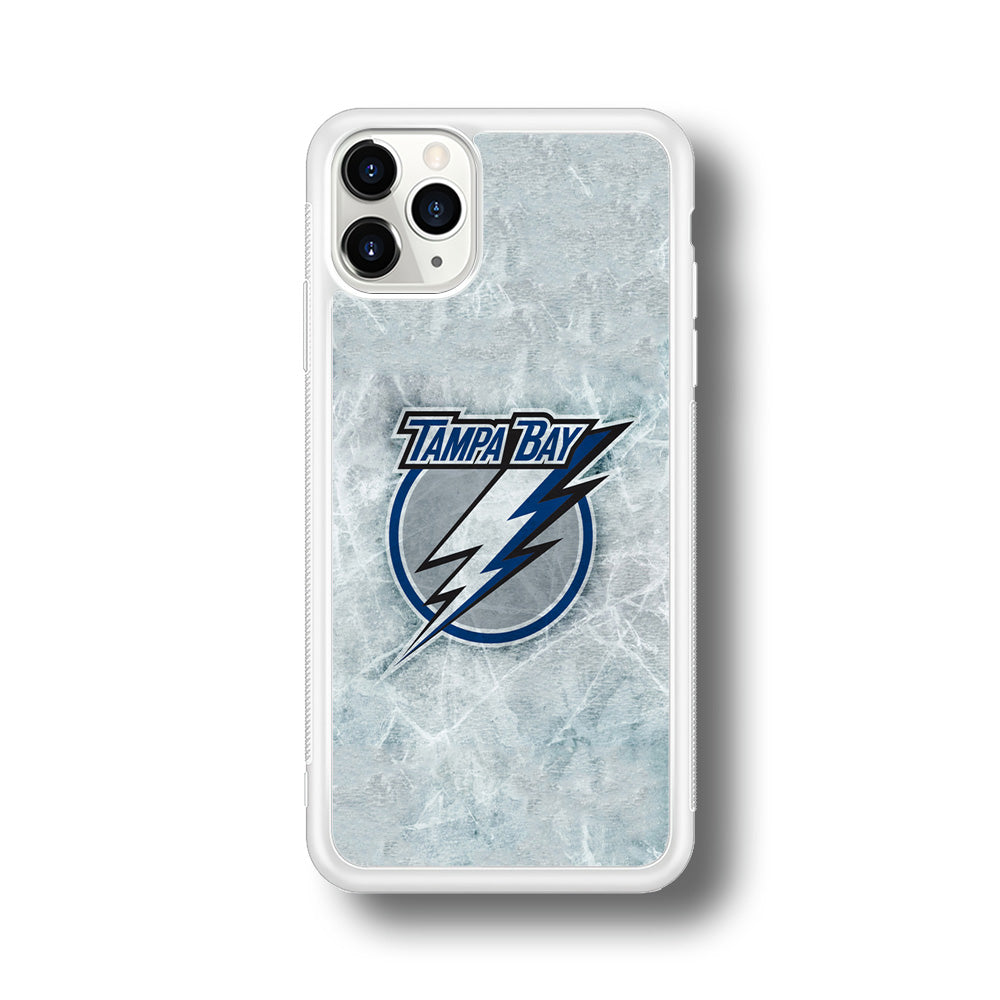 Hockey Tampa Bay Lightning NHL 001 iPhone 11 Pro Max Case-Phone Case-Rubber White (2D Case)-Altracase
