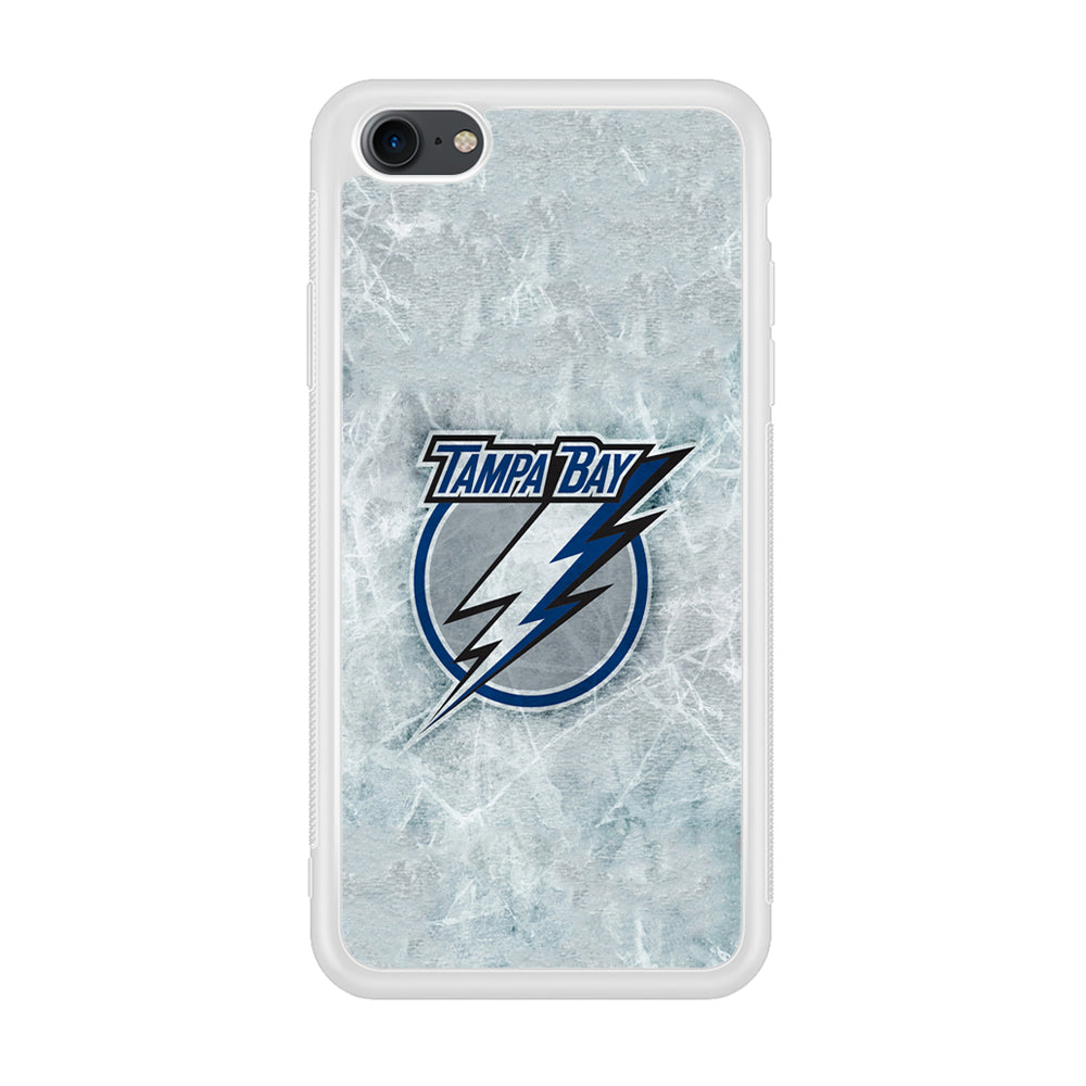 Hockey Tampa Bay Lightning NHL 001 iPhone 7 Case-Phone Case-Rubber White (2D Case)-Altracase