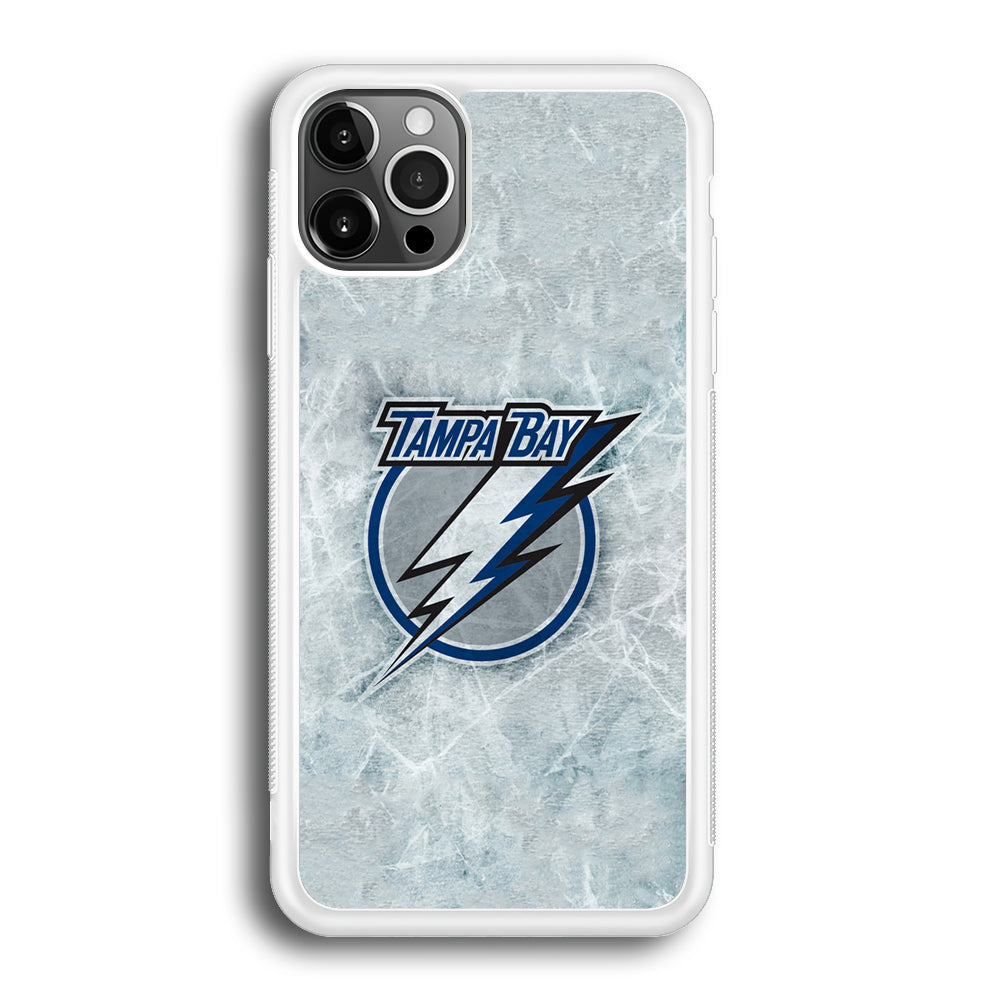 Hockey Tampa Bay Lightning NHL 001 iPhone 12 Pro Max Case-Phone Case-Rubber White (2D Case)-Altracase