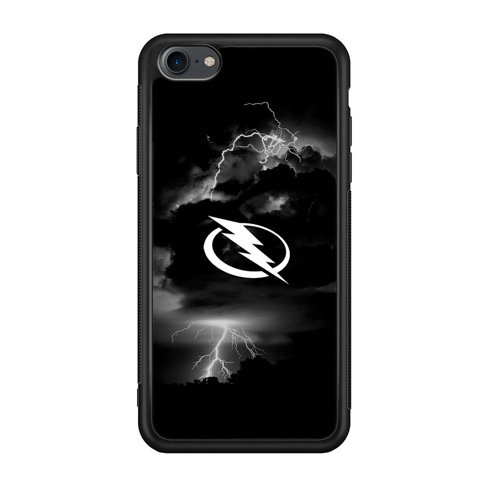 Hockey Tampa Bay Lightning NHL 002 iPhone 7 Case-Phone Case-Rubber Black (2D Case)-Altracase