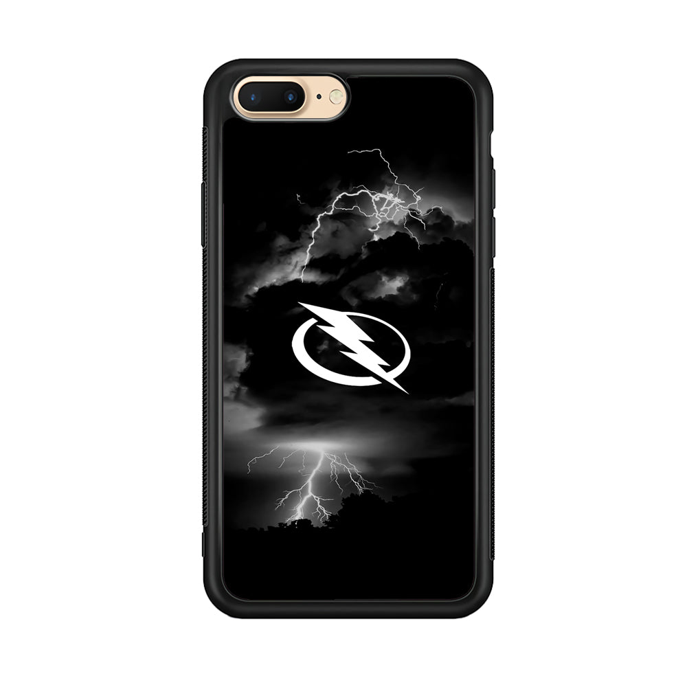 Hockey Tampa Bay Lightning NHL 002 iPhone 8 Plus Case-Phone Case-Rubber Black (2D Case)-Altracase