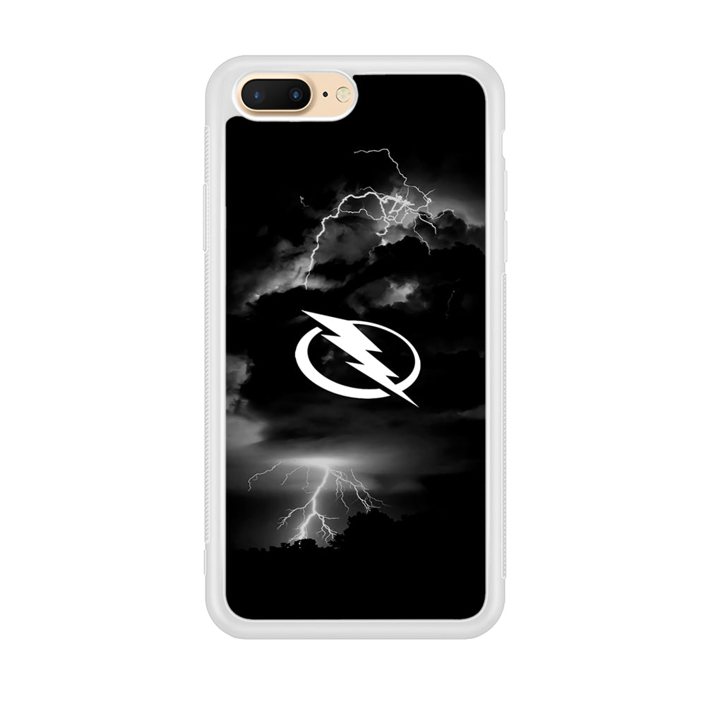 Hockey Tampa Bay Lightning NHL 002 iPhone 8 Plus Case-Phone Case-Rubber White (2D Case)-Altracase