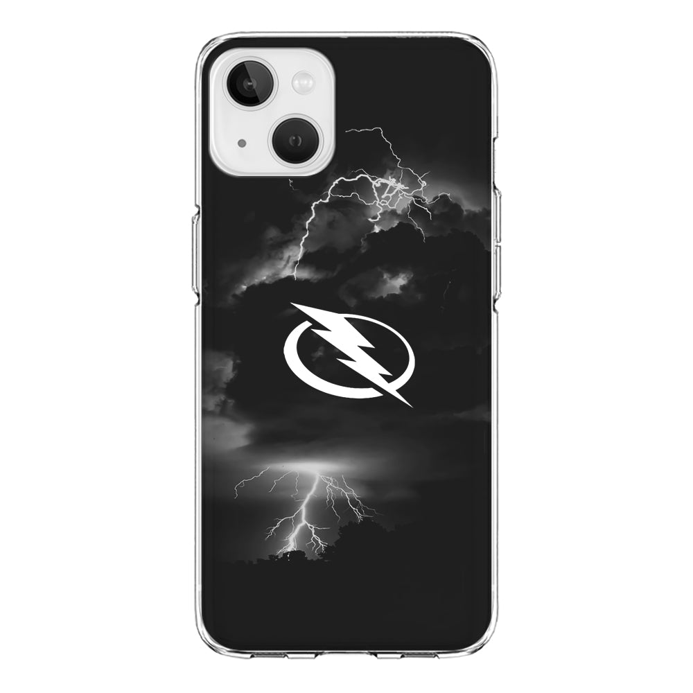 Hockey Tampa Bay Lightning NHL 002 iPhone 13 Mini Case-Phone Case-Clear Soft Case-Altracase