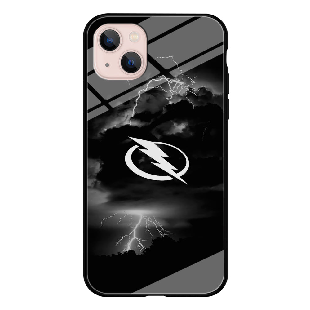 Hockey Tampa Bay Lightning NHL 002 iPhone 13 Mini Case-Phone Case-Tempered Glass Case-Altracase