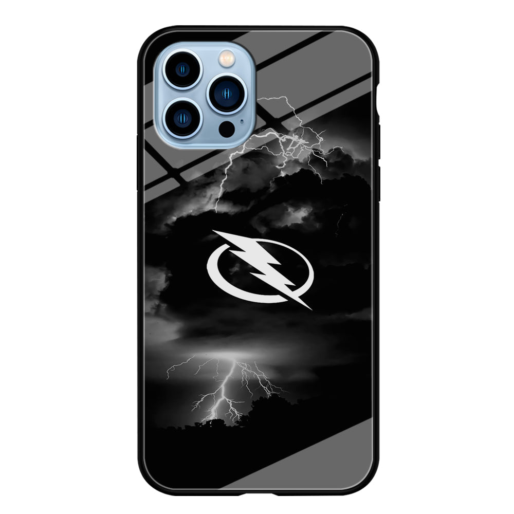Hockey Tampa Bay Lightning NHL 002 iPhone 13 Pro Max Case-Phone Case-Tempered Glass Case-Altracase