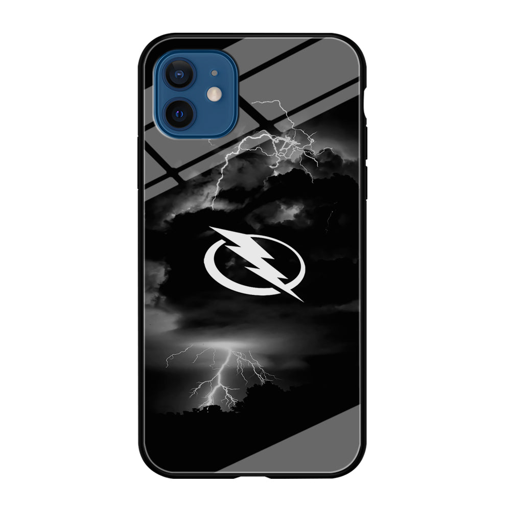 Hockey Tampa Bay Lightning NHL 002 iPhone 12 Case-Phone Case-Tempered Glass Case-Altracase