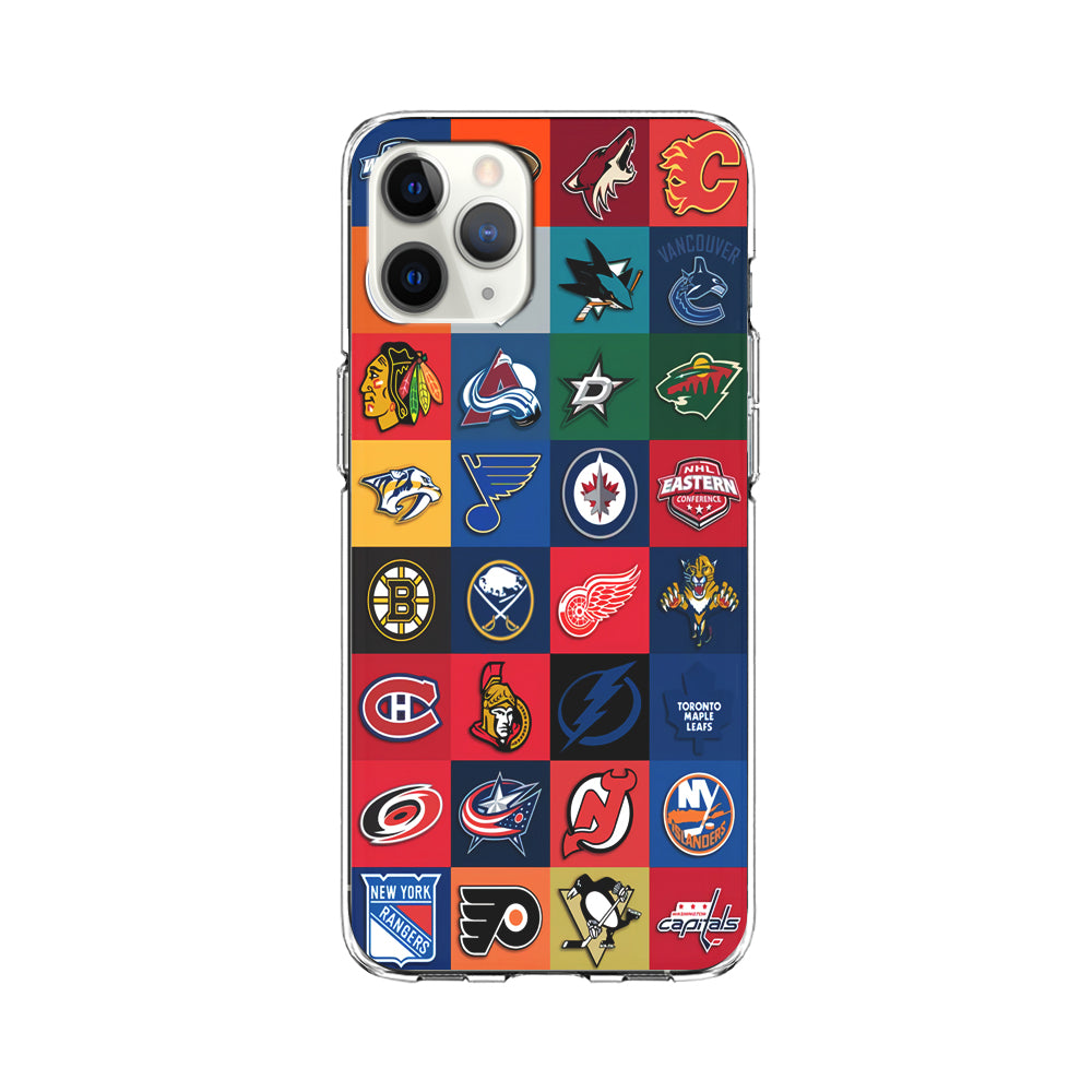 Hockey Teams NHL 001 iPhone 11 Pro Max Case-Phone Case-Clear Soft Case-Altracase