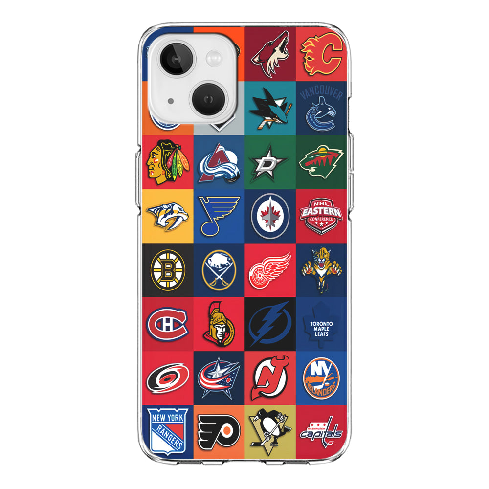 Hockey Teams NHL 001 iPhone 13 Mini Case-Phone Case-Clear Soft Case-Altracase