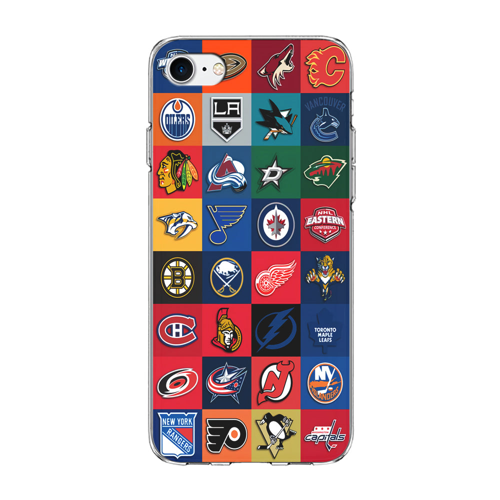 Hockey Teams NHL 001 iPhone 7 Case-Phone Case-Clear Soft Case-Altracase