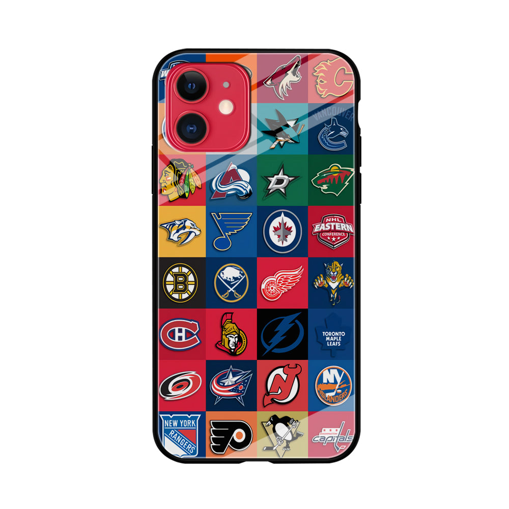Hockey Teams NHL 001 iPhone 11 Case-Phone Case-Tempered Glass Case-Altracase
