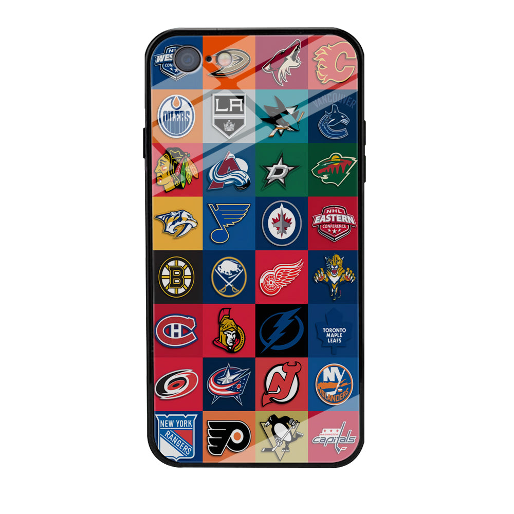 Hockey Teams NHL 001 iPhone 6 Plus | 6s Plus Case-Phone Case-Tempered Glass Case-Altracase