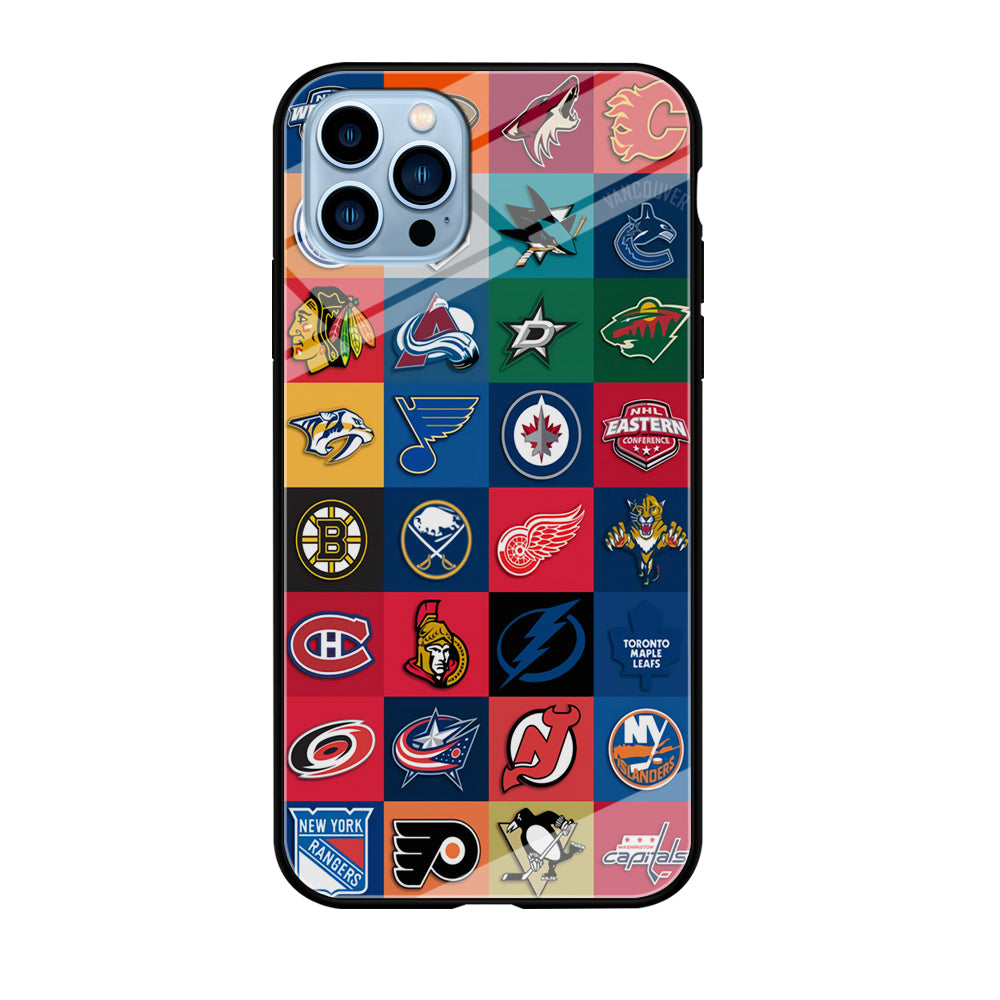 Hockey Teams NHL 001 iPhone 12 Pro Max Case-Phone Case-Tempered Glass Case-Altracase