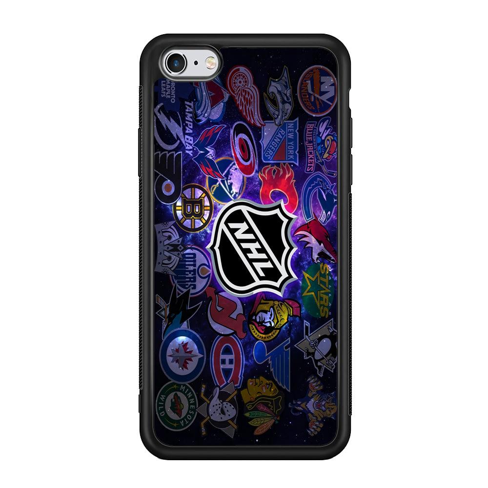 Hockey Teams NHL 002 iPhone 6 | 6s Case-Phone Case-Rubber Black (2D Case)-Altracase