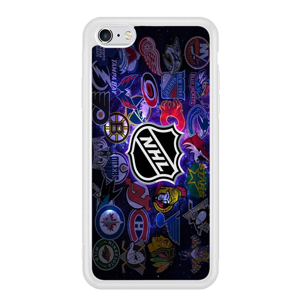 Hockey Teams NHL 002 iPhone 6 | 6s Case-Phone Case-Rubber White (2D Case)-Altracase