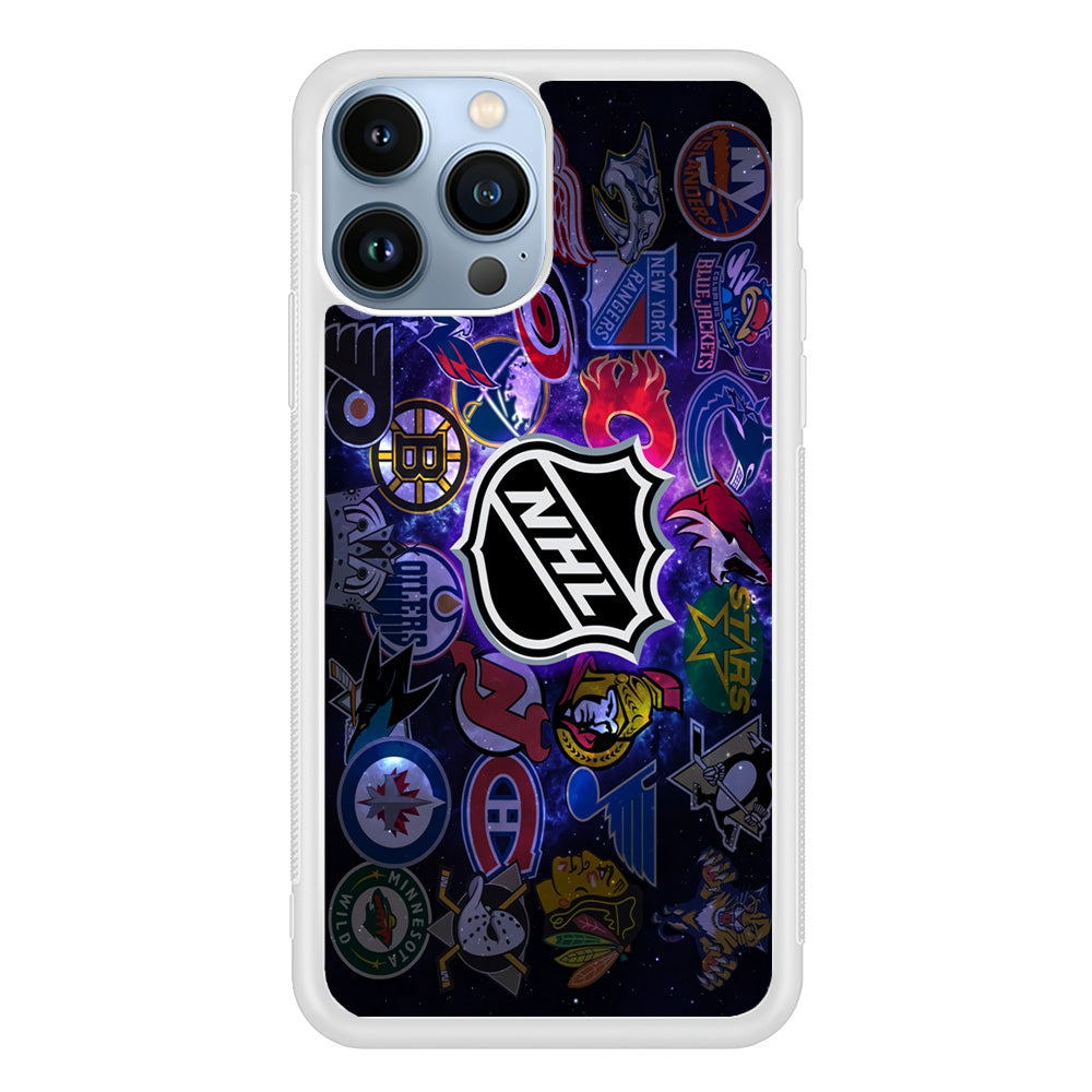 Hockey Teams NHL 002 iPhone 15 Pro Case-Phone Case-Rubber White (2D Case)-Altracase