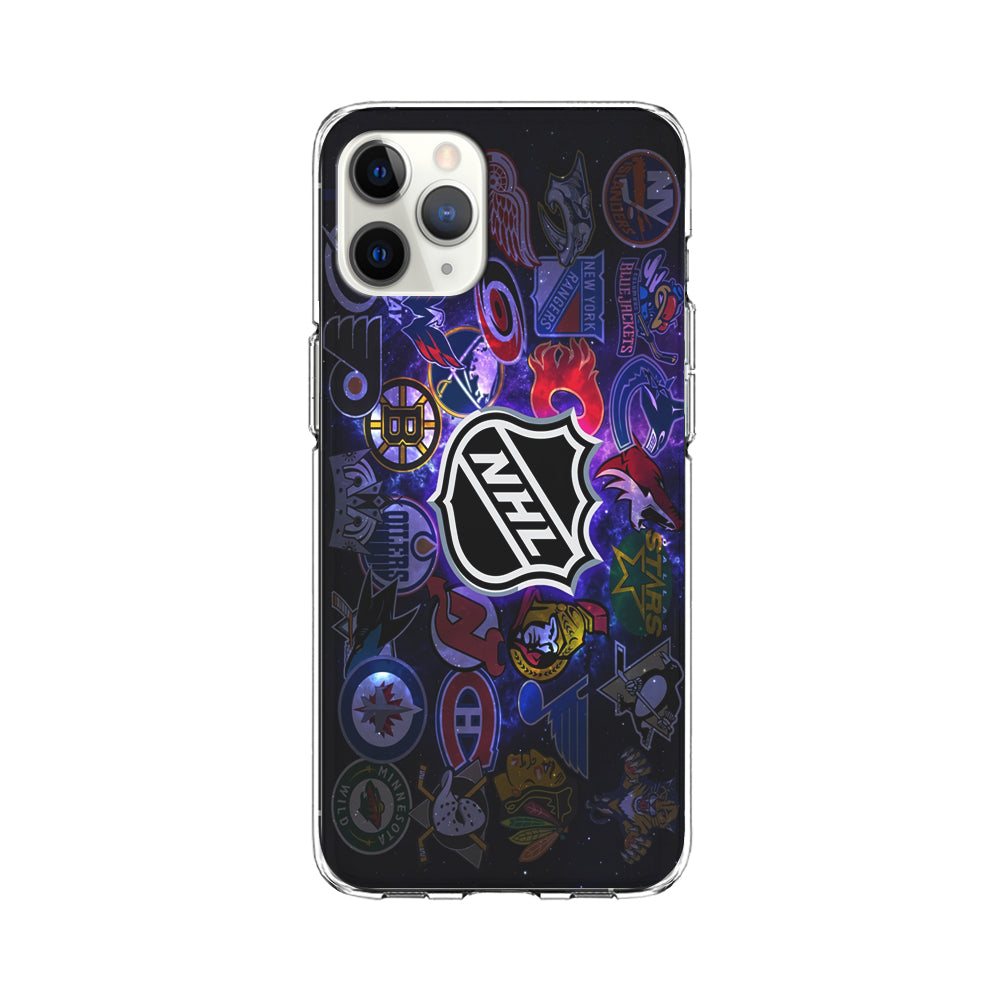 Hockey Teams NHL 002 iPhone 11 Pro Max Case-Phone Case-Clear Soft Case-Altracase