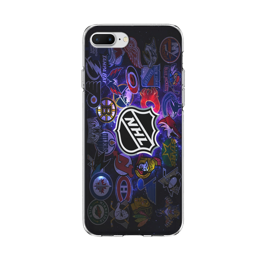 Hockey Teams NHL 002 iPhone 8 Plus Case-Phone Case-Clear Soft Case-Altracase