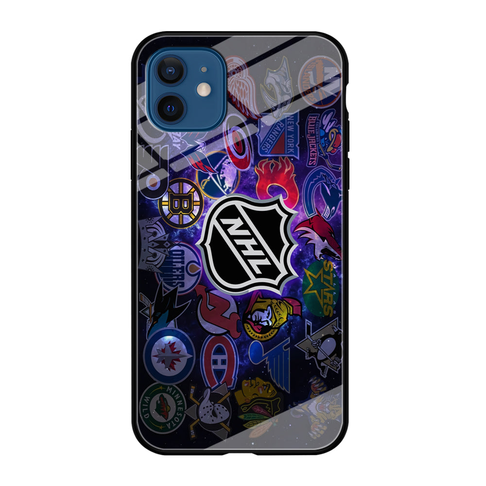 Hockey Teams NHL 002 iPhone 12 Case-Phone Case-Tempered Glass Case-Altracase