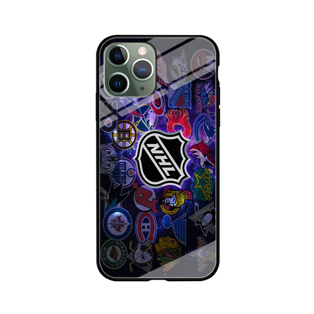 Hockey Teams NHL 002 iPhone 11 Pro Max Case-Phone Case-Tempered Glass Case-Altracase