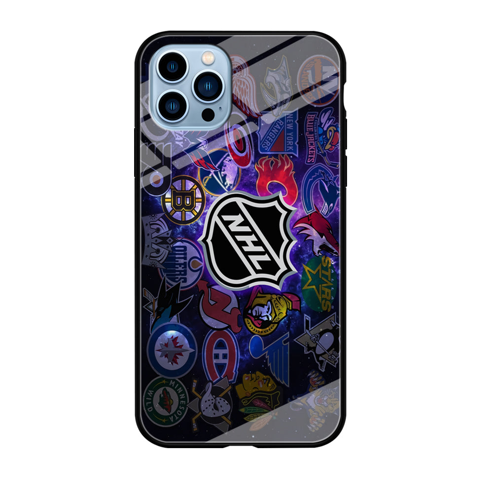 Hockey Teams NHL 002 iPhone 12 Pro Max Case-Phone Case-Tempered Glass Case-Altracase