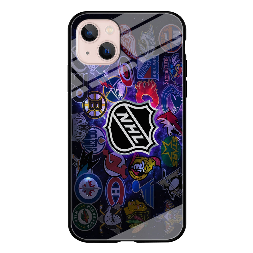 Hockey Teams NHL 002 iPhone 13 Mini Case-Phone Case-Tempered Glass Case-Altracase