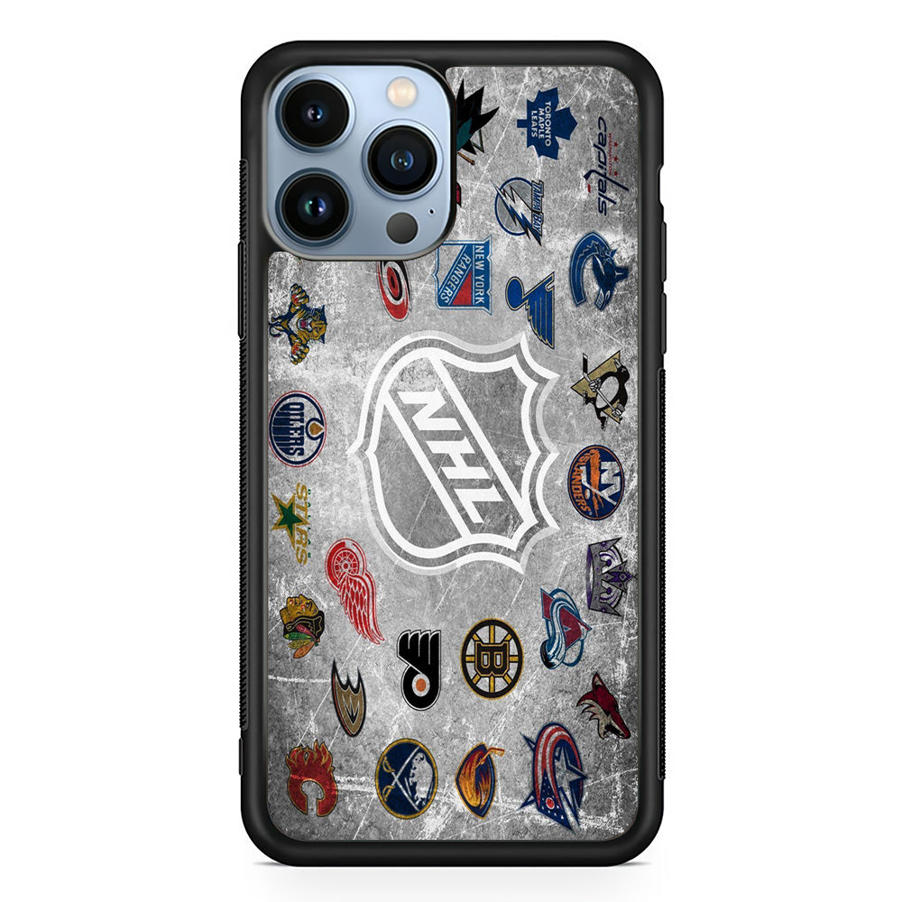 Hockey Teams NHL 003 iPhone 15 Pro Case-Phone Case-Rubber Black (2D Case)-Altracase