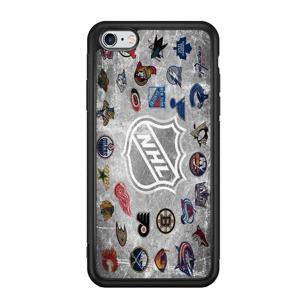 Hockey Teams NHL 003 iPhone 6 | 6s Case-Phone Case-Rubber Black (2D Case)-Altracase