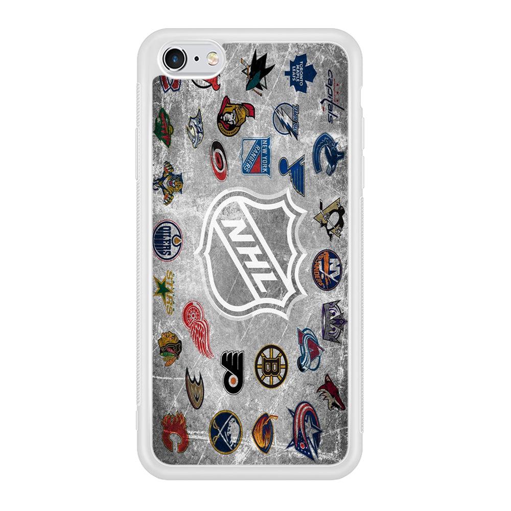 Hockey Teams NHL 003 iPhone 6 | 6s Case-Phone Case-Rubber White (2D Case)-Altracase