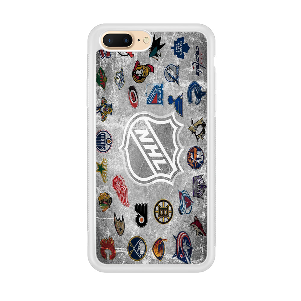 Hockey Teams NHL 003 iPhone 7 Plus Case-Phone Case-Rubber White (2D Case)-Altracase