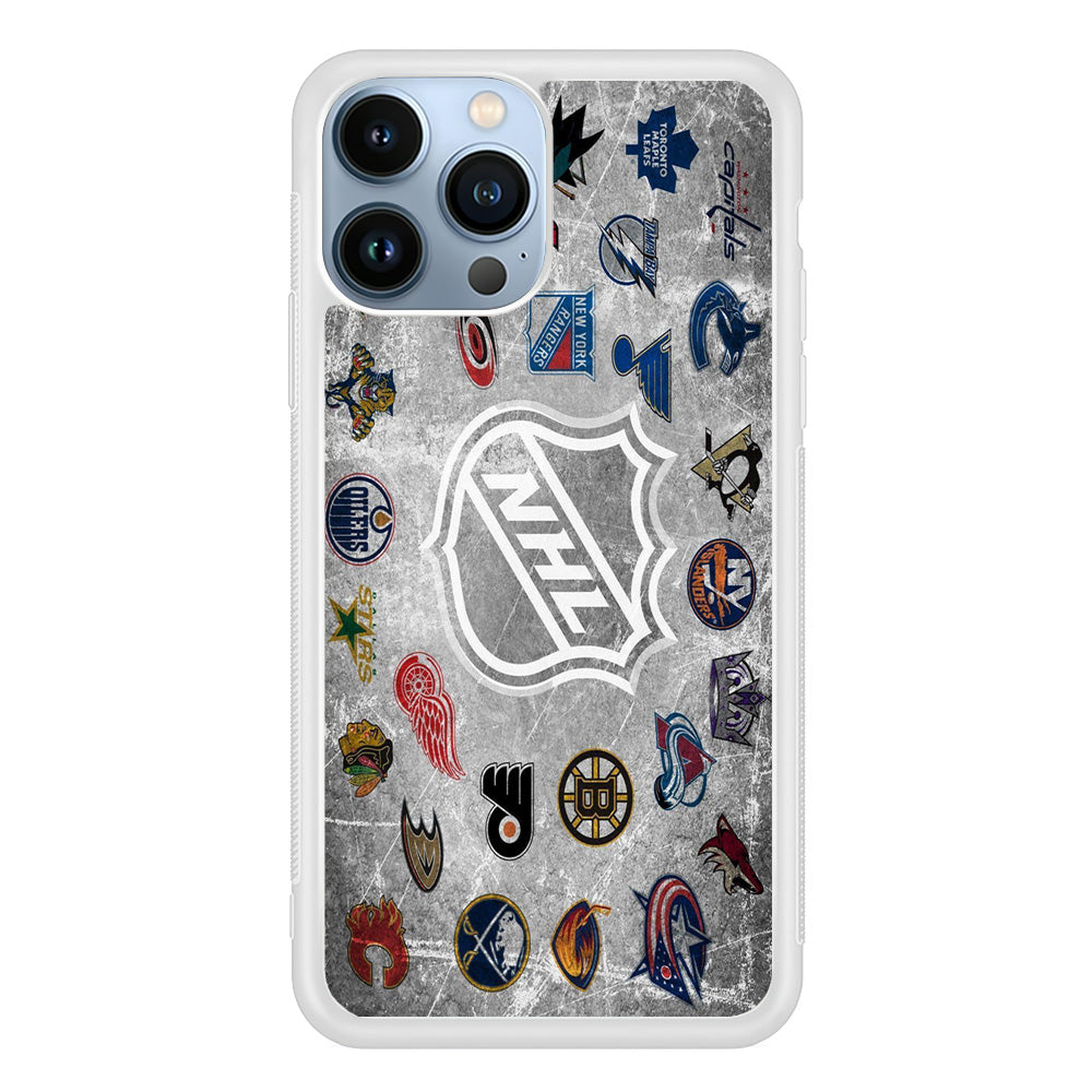 Hockey Teams NHL 003 iPhone 15 Pro Case-Phone Case-Rubber White (2D Case)-Altracase