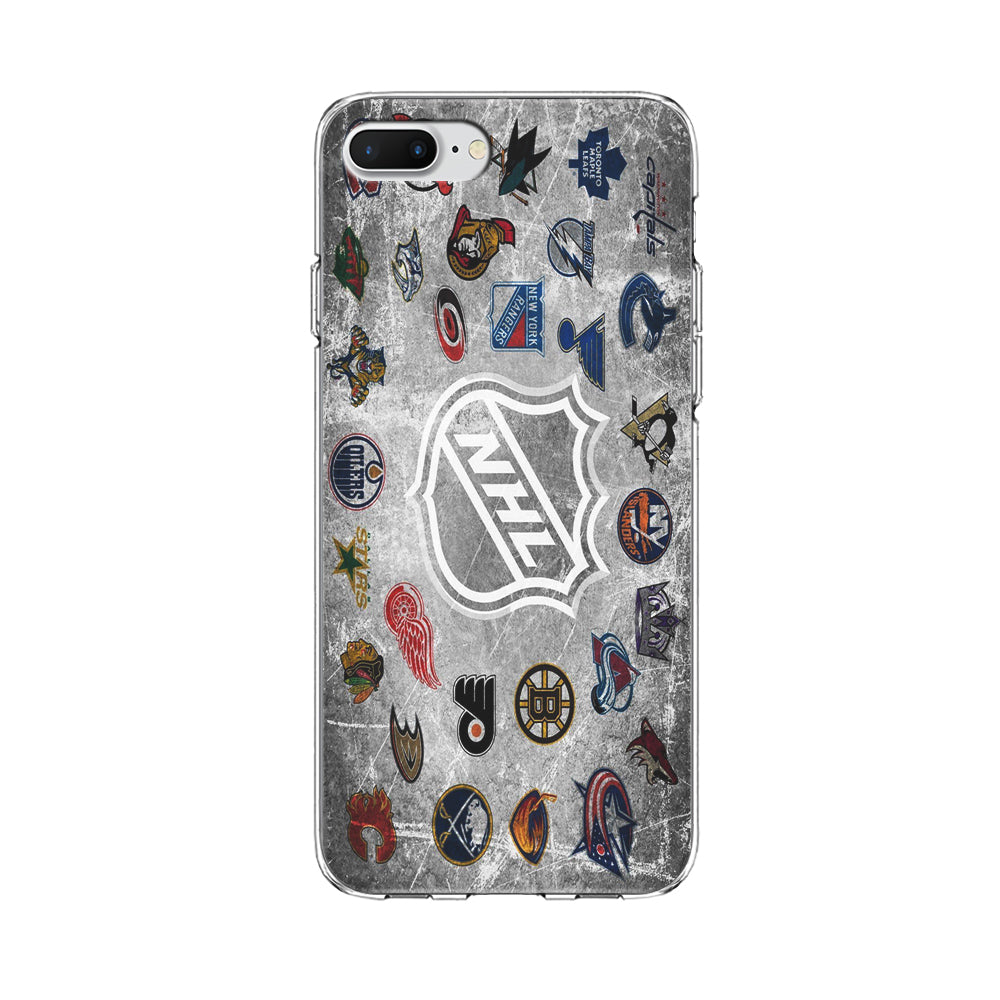 Hockey Teams NHL 003 iPhone 8 Plus Case-Phone Case-Clear Soft Case-Altracase
