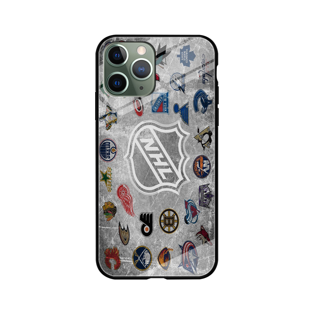 Hockey Teams NHL 003 iPhone 11 Pro Max Case-Phone Case-Tempered Glass Case-Altracase