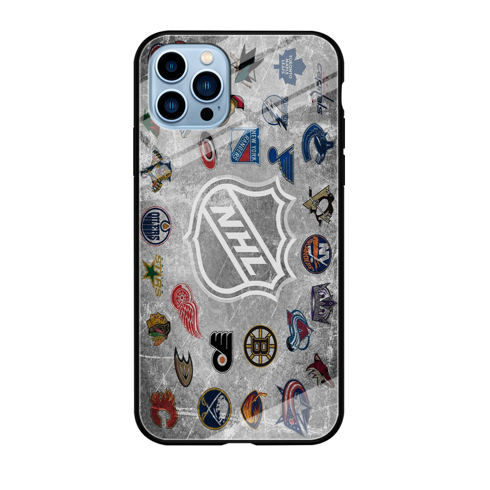 Hockey Teams NHL 003 iPhone 12 Pro Max Case-Phone Case-Tempered Glass Case-Altracase