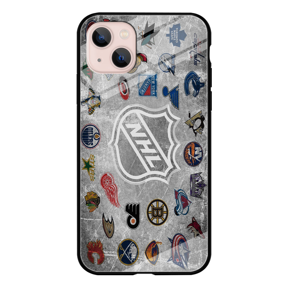 Hockey Teams NHL 003 iPhone 13 Mini Case-Phone Case-Tempered Glass Case-Altracase