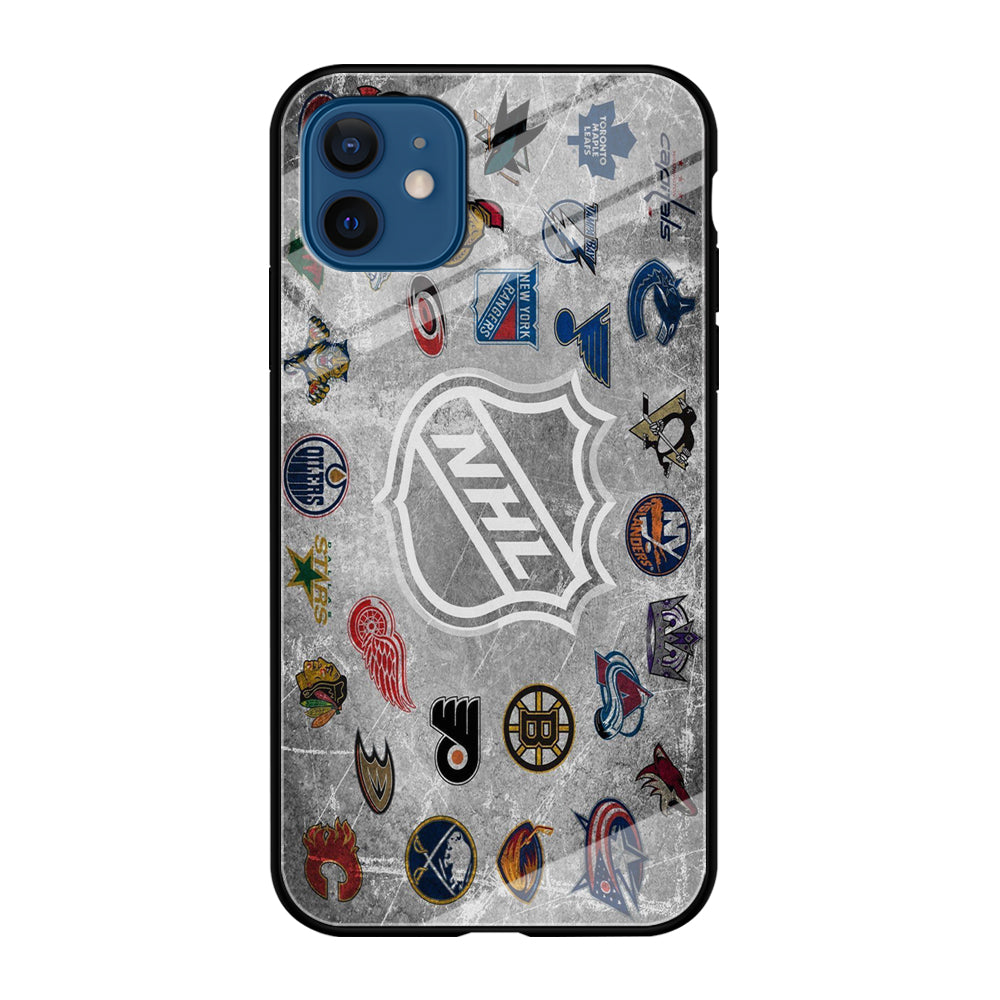 Hockey Teams NHL 003 iPhone 12 Case-Phone Case-Tempered Glass Case-Altracase