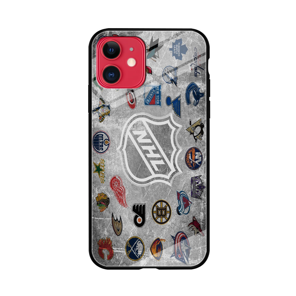 Hockey Teams NHL 003 iPhone 11 Case-Phone Case-Tempered Glass Case-Altracase