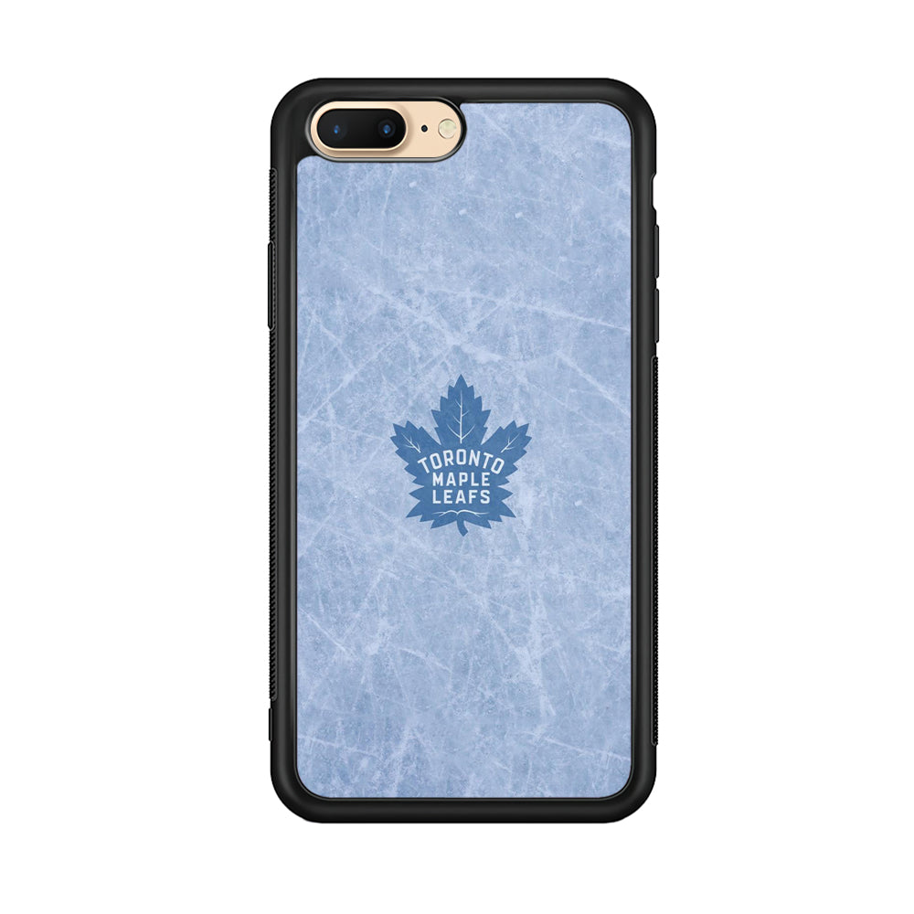 Hockey Toronto Maple Leafs NHL 001 iPhone 8 Plus Case-Phone Case-Rubber Black (2D Case)-Altracase
