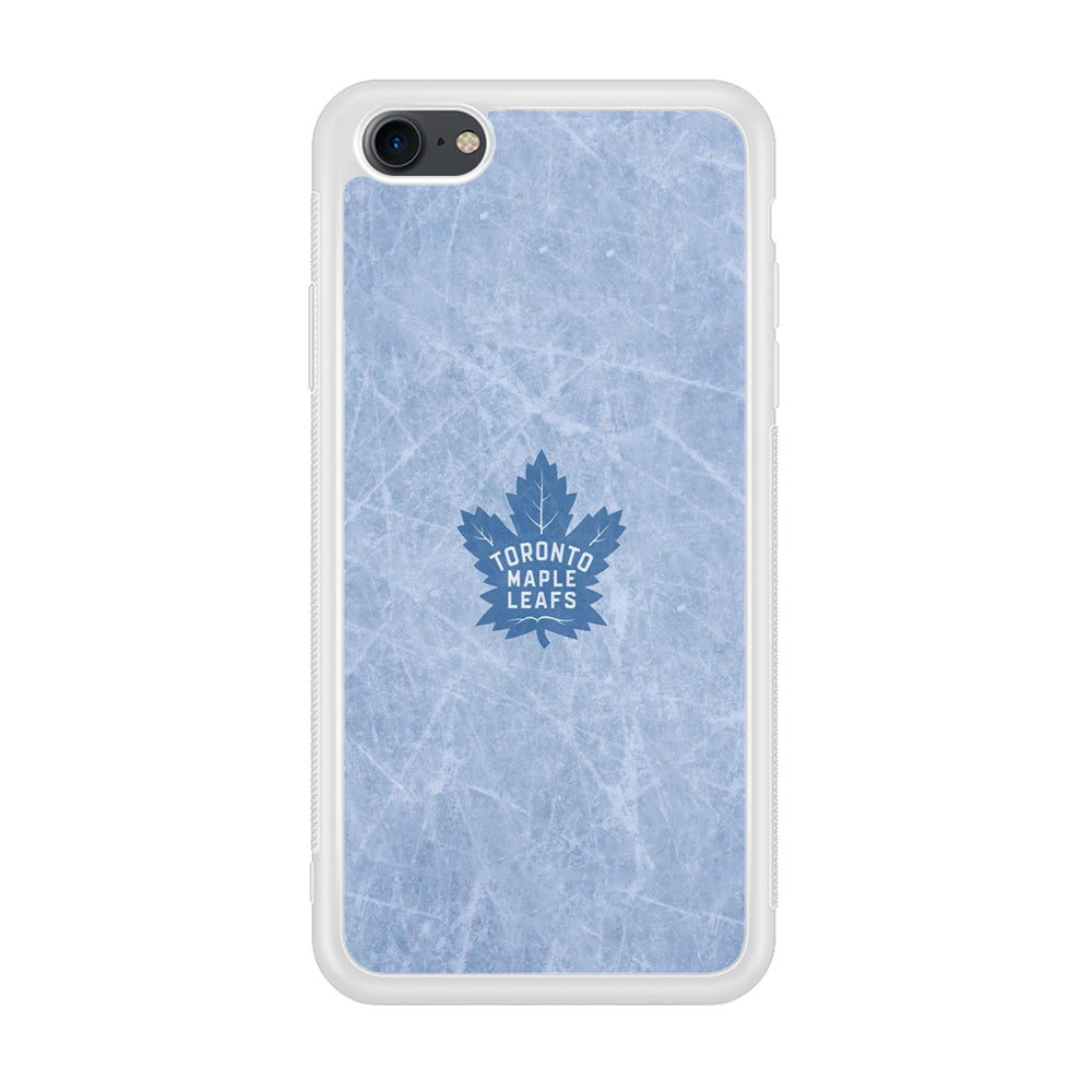 Hockey Toronto Maple Leafs NHL 001 iPhone 7 Case-Phone Case-Rubber White (2D Case)-Altracase