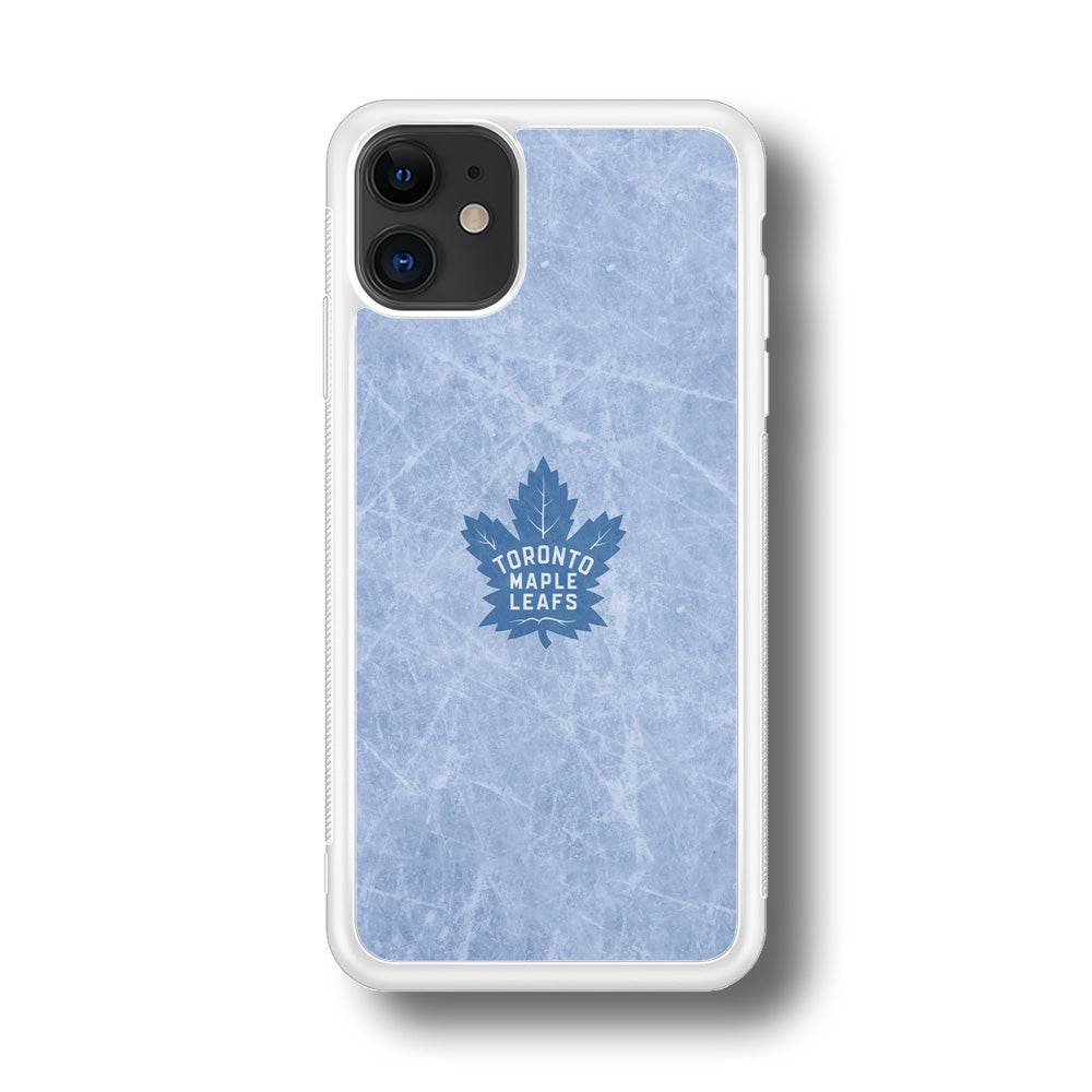 Hockey Toronto Maple Leafs NHL 001 iPhone 11 Case-Phone Case-Rubber White (2D Case)-Altracase