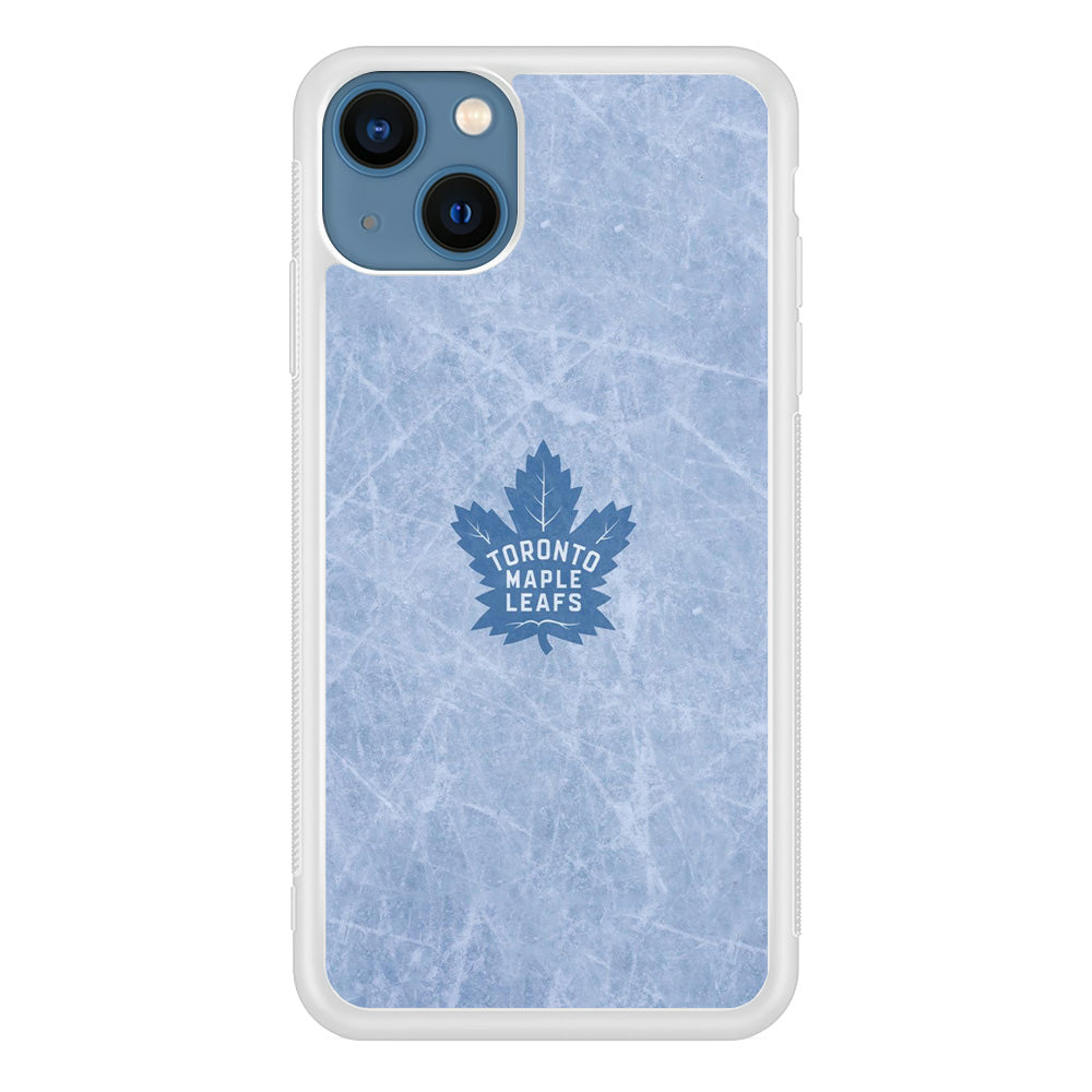 Hockey Toronto Maple Leafs NHL 001 iPhone 13 Mini Case-Phone Case-Rubber White (2D Case)-Altracase