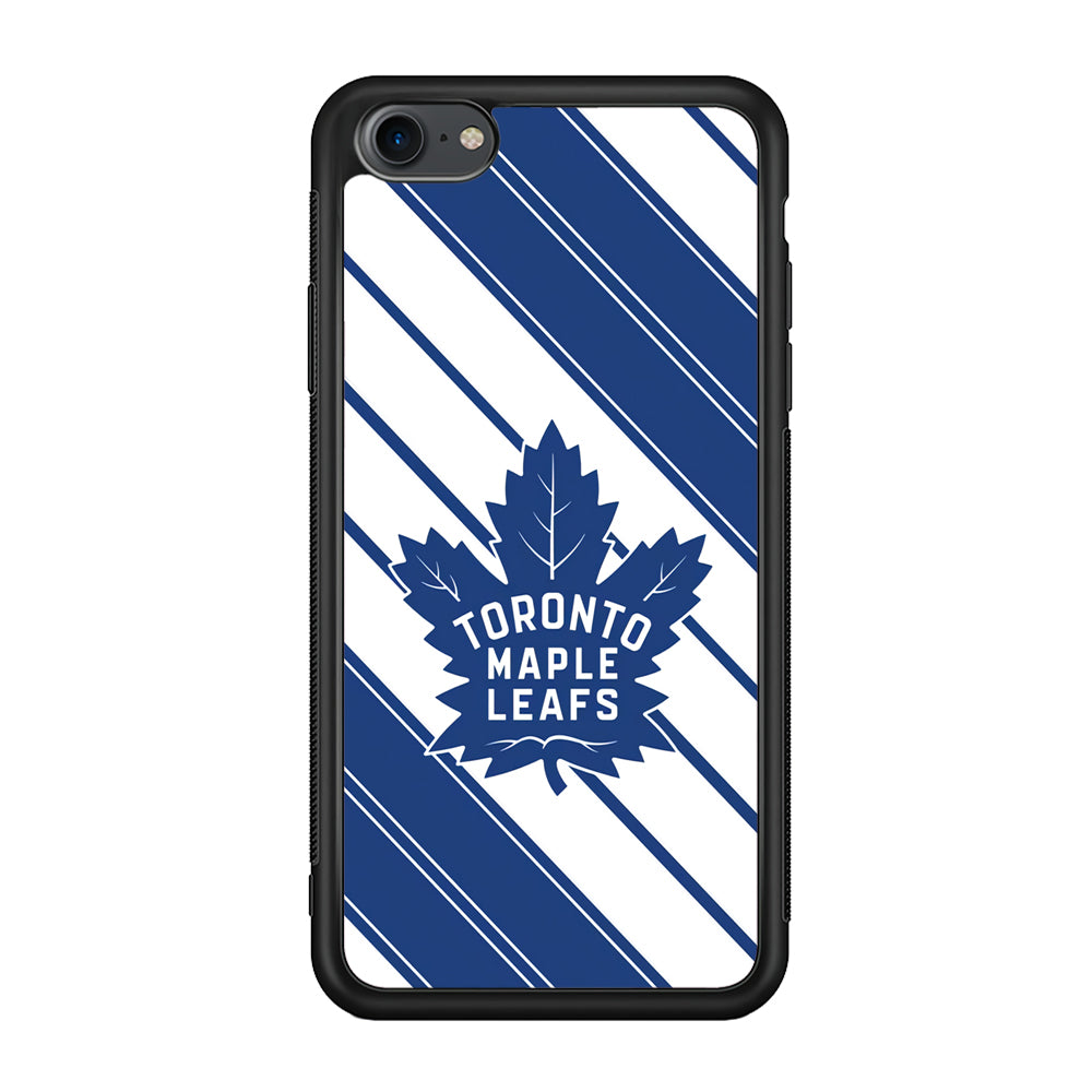 Hockey Toronto Maple Leafs NHL 002 iPhone 7 Case-Phone Case-Rubber Black (2D Case)-Altracase