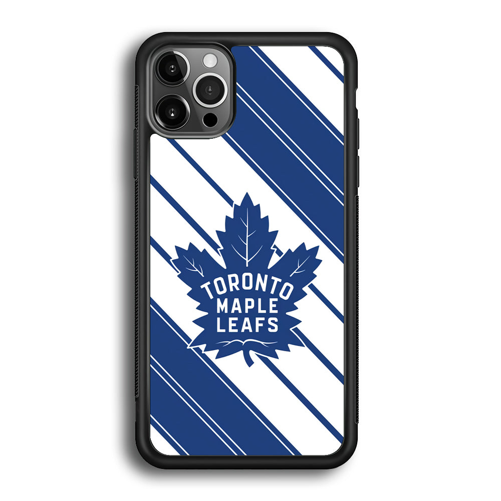 Hockey Toronto Maple Leafs NHL 002 iPhone 12 Pro Max Case-Phone Case-Rubber Black (2D Case)-Altracase