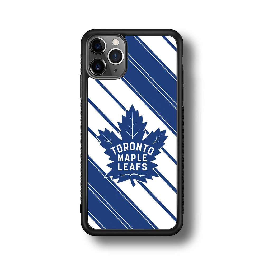 Hockey Toronto Maple Leafs NHL 002 iPhone 11 Pro Max Case-Phone Case-Rubber Black (2D Case)-Altracase