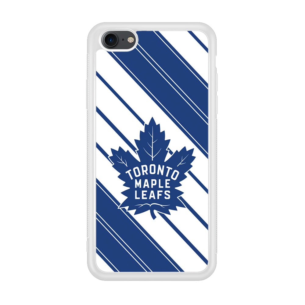 Hockey Toronto Maple Leafs NHL 002 iPhone 7 Case-Phone Case-Rubber White (2D Case)-Altracase