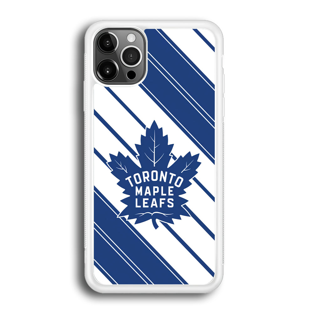 Hockey Toronto Maple Leafs NHL 002 iPhone 12 Pro Max Case-Phone Case-Rubber White (2D Case)-Altracase