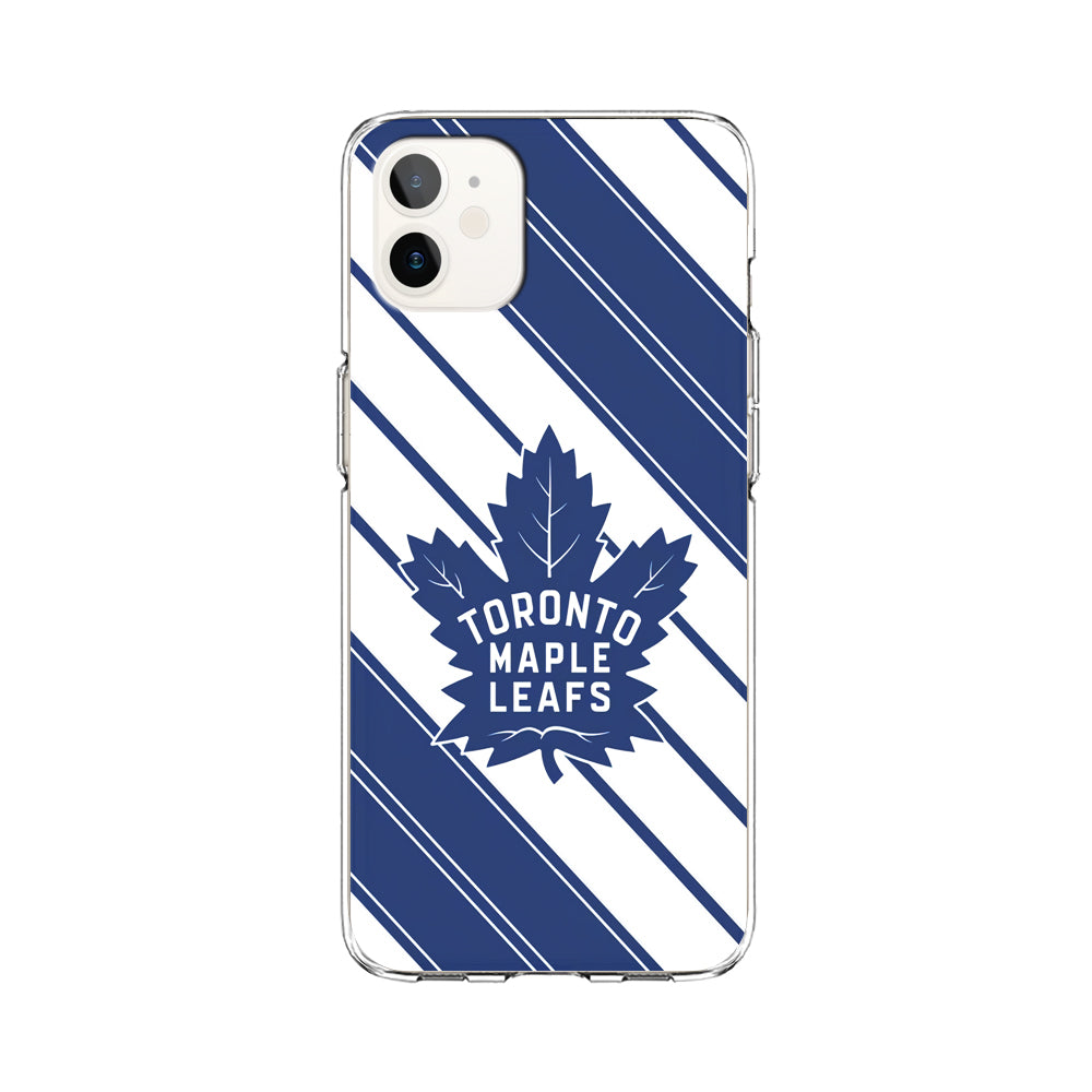 Hockey Toronto Maple Leafs NHL 002 iPhone 12 Case-Phone Case-Clear Soft Case-Altracase