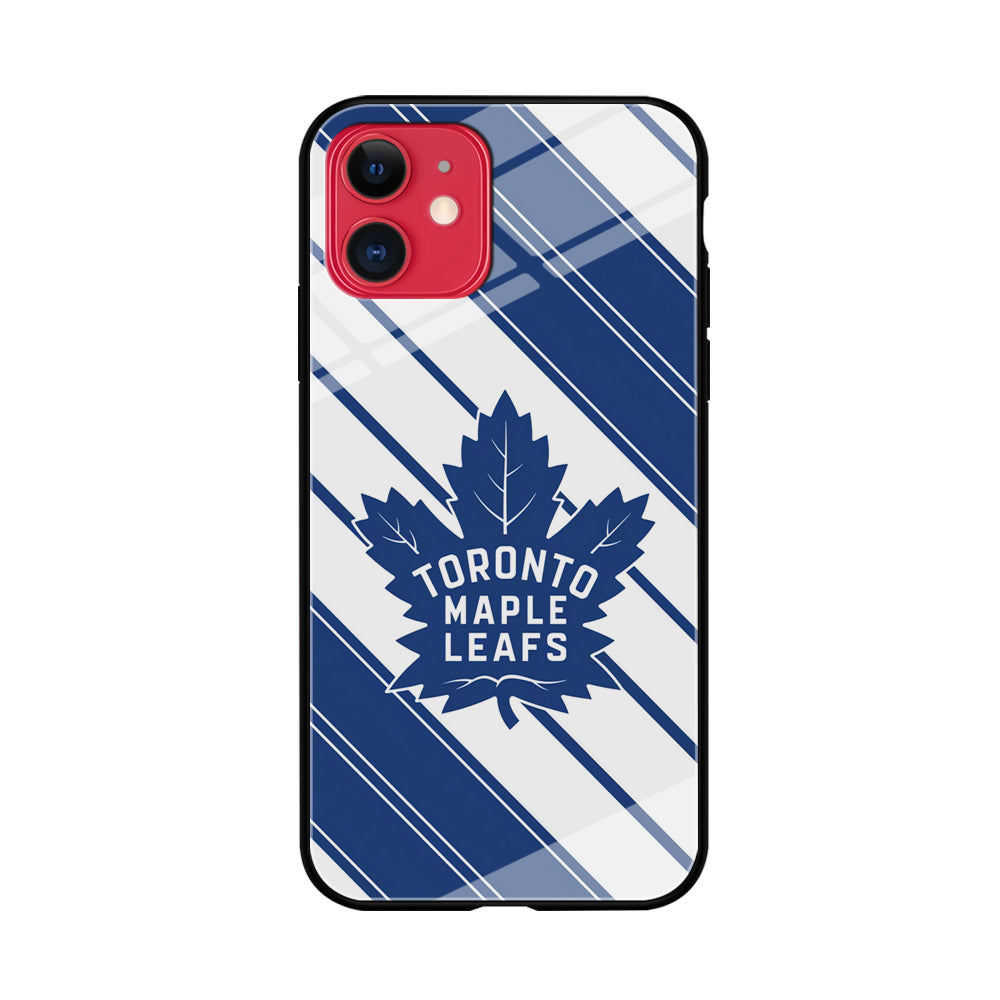 Hockey Toronto Maple Leafs NHL 002 iPhone 11 Case-Phone Case-Tempered Glass Case-Altracase