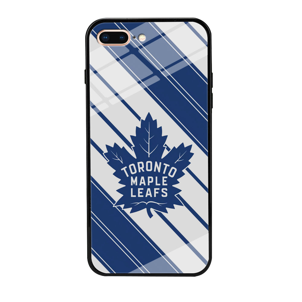 Hockey Toronto Maple Leafs NHL 002 iPhone 8 Plus Case-Phone Case-Tempered Glass Case-Altracase