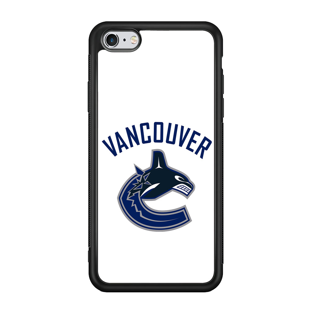 Hockey Vancouver Canucks NHL 001 iPhone 6 Plus | 6s Plus Case-Phone Case-Rubber Black (2D Case)-Altracase