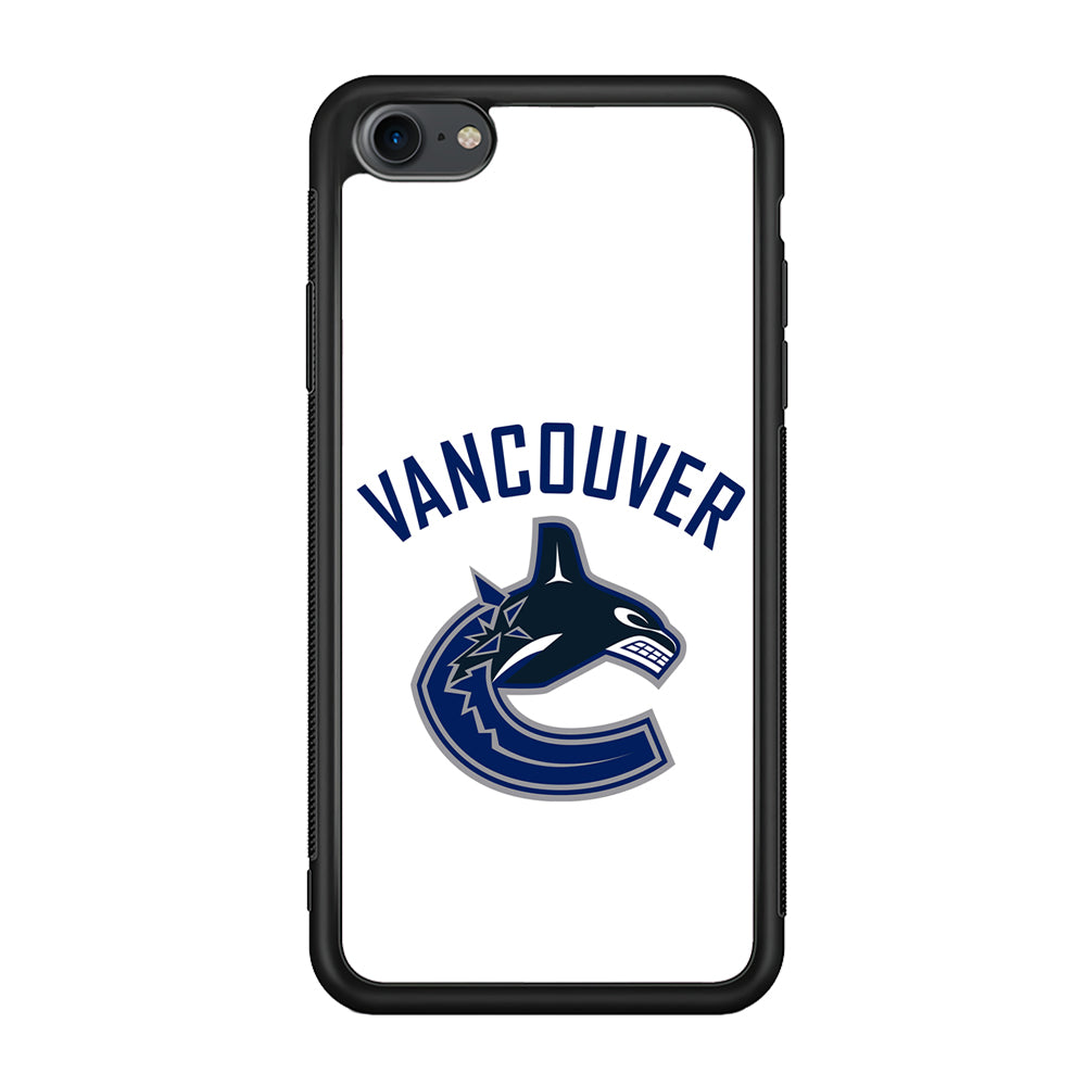 Hockey Vancouver Canucks NHL 001 iPhone 7 Case-Phone Case-Rubber Black (2D Case)-Altracase